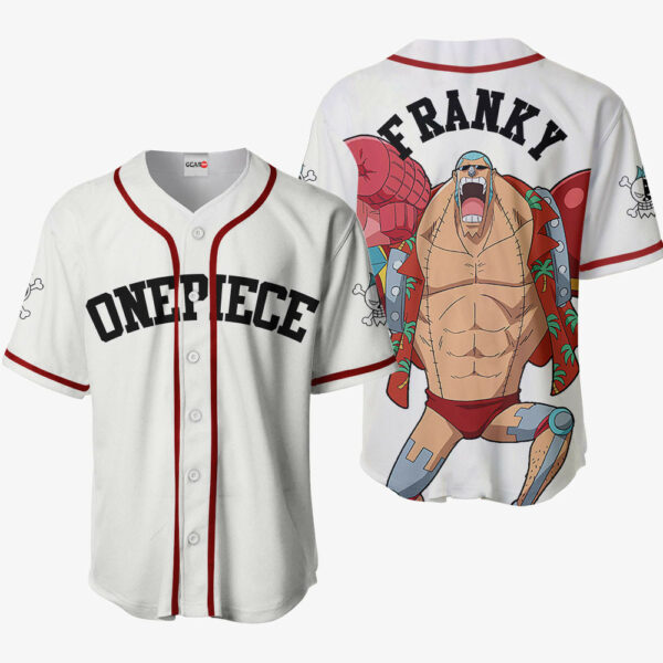 Franky Jersey Shirt One Piece Custom Anime Merch Clothes for Otaku 1