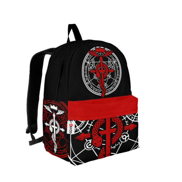 Fullmetal Alchemist Symbols Backpack Custom Anime Bag for Otaku 2