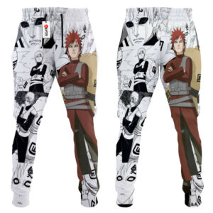 Gaara Custom NRT Anime Jogger Pants Merch Manga Style 5