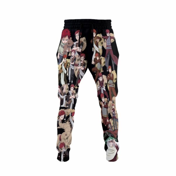 Gaara Jogger Pants Fleece Custom NRT Characters Anime Sweatpant 2