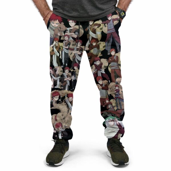 Gaara Jogger Pants Fleece Custom NRT Characters Anime Sweatpant 1