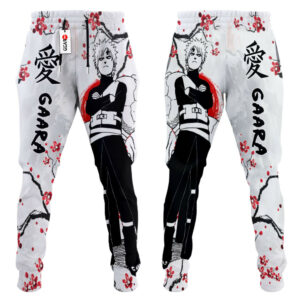 Gaara Joggers NRT Anime Sweatpants Custom Merch Japan Style 6