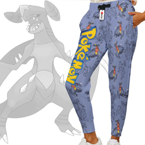 Garchomp Joggers Custom Anime Pokemon Sweatpants For Otaku 2