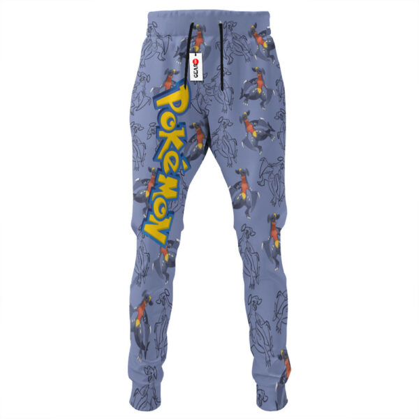 Garchomp Joggers Custom Anime Pokemon Sweatpants For Otaku 3