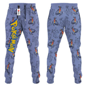 Garchomp Joggers Custom Anime Pokemon Sweatpants For Otaku 7