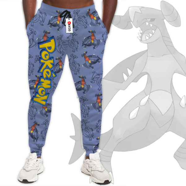 Garchomp Joggers Custom Anime Pokemon Sweatpants For Otaku 1