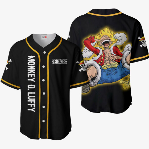 Gear 5 Luffy Jersey Awakening Custom One Piece Anime Merch Clothes 1