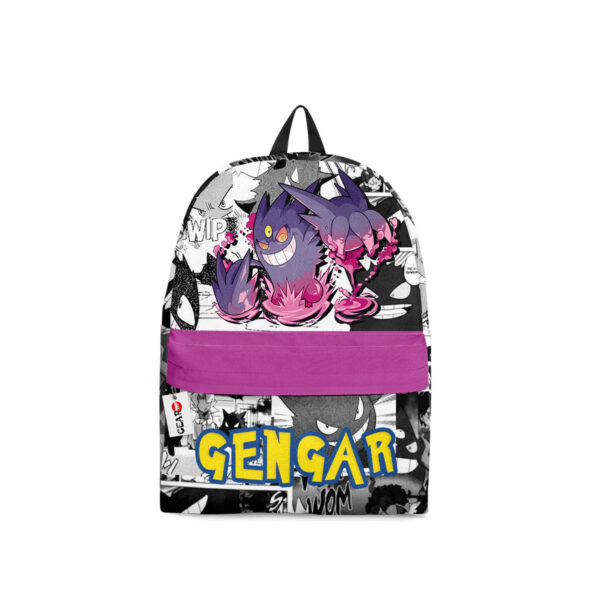 Gengar Backpack Pokemon Custom Anime Bag Mix Manga 1