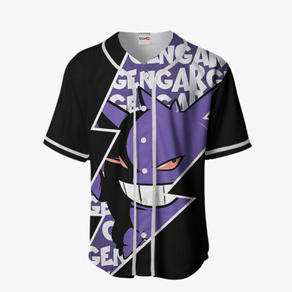 Gengar Jersey Shirt Custom Pokemon Anime Merch Clothes for Otaku 2