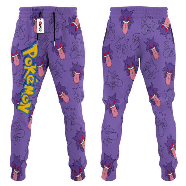 Gengar Joggers Custom Anime Pokemon Sweatpants for Otaku 4