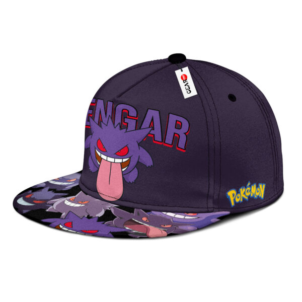 Gengar Snapback Hat Custom Pokemon Anime Hat Gift For Otaku 2