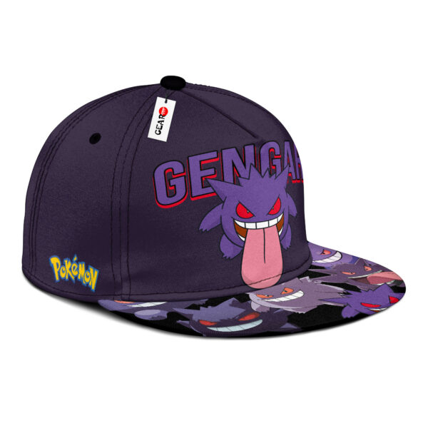 Gengar Snapback Hat Custom Pokemon Anime Hat Gift For Otaku 3