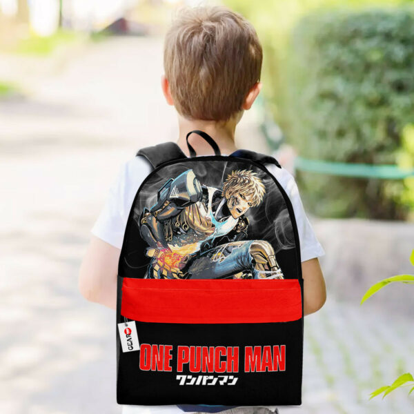 Genos Backpack Custom Anime OPM Bag Gifts for Otaku 3