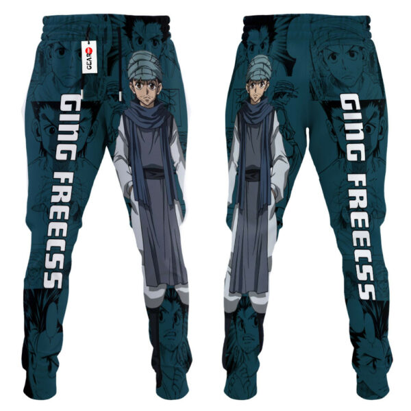 Ging Freecss Joggers Anime HxH Sweatpants Mix Manga Gifts For Otaku 3