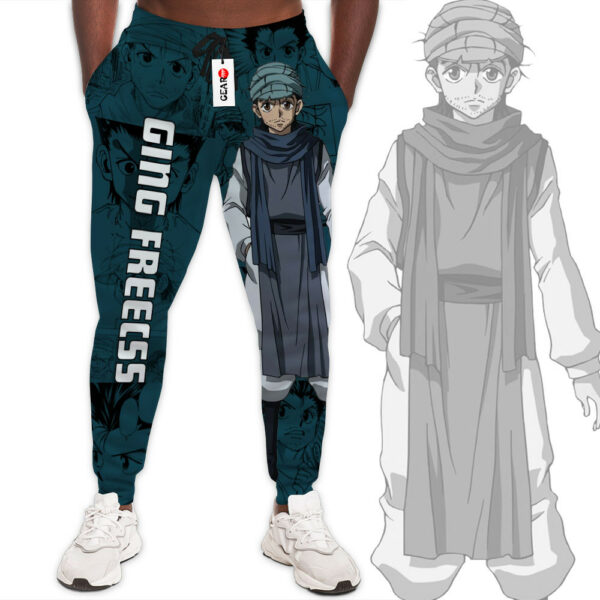 Ging Freecss Joggers Anime HxH Sweatpants Mix Manga Gifts For Otaku 1