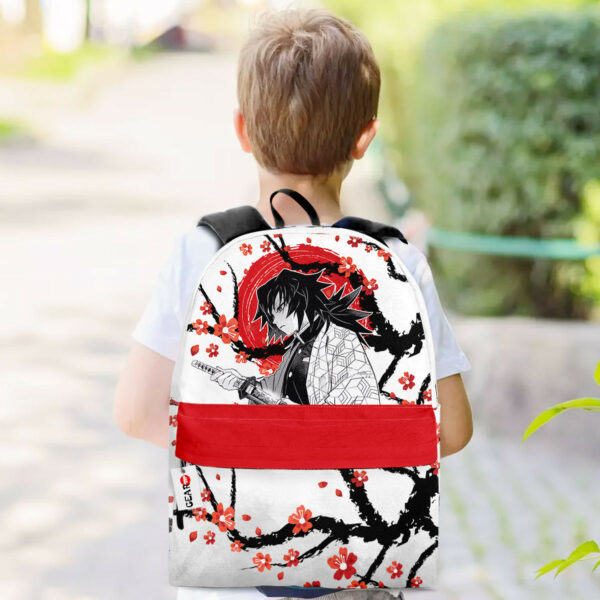Giyu Tomioka Backpack Custom Kimetsu Anime Bag Japan Style 3
