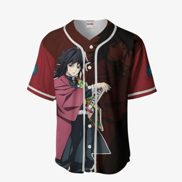 Giyu Tomioka Jersey Shirt Custom Kimetsu Anime Merch Clothes for Otaku 2