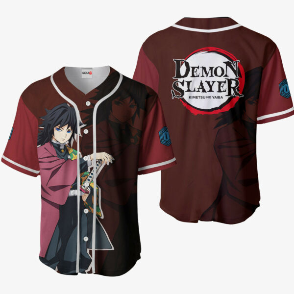 Giyu Tomioka Jersey Shirt Custom Kimetsu Anime Merch Clothes for Otaku 1