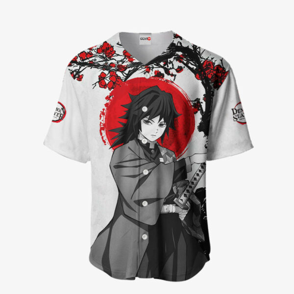 Giyuu Tomioka Jersey Shirt Custom Kimetsu Anime Merch Clothes Japan Style 2