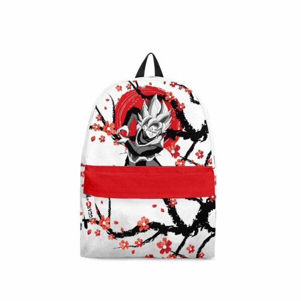 Goku Black Rose Backpack Dragon Ball Custom Anime Bag Japan Style 1