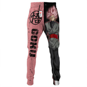 Goku Black Rose Joggers Dragon Ball Custom Anime Sweatpants 6