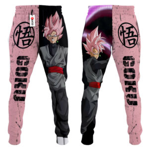 Goku Black Rose Joggers Dragon Ball Custom Anime Sweatpants 7