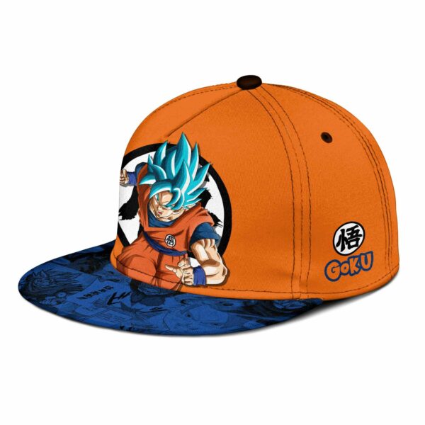 Goku Blue Cap Hat Custom Anime Dragon Ball Snapback 2