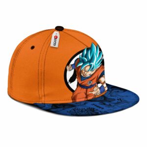 Goku Blue Cap Hat Custom Anime Dragon Ball Snapback 6