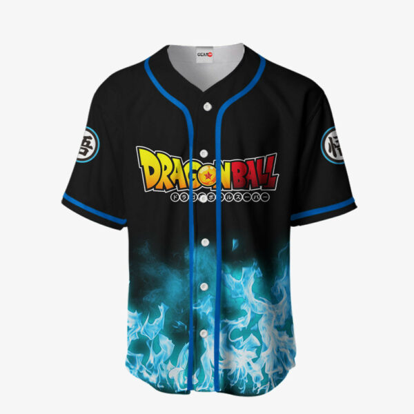 Goku Blue Jersey Shirt Custom Dragon Ball Anime Merch Clothes 2