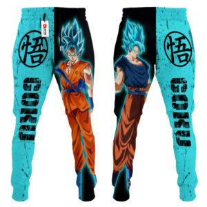 Goku Blue Joggers Dragon Ball Custom Anime Sweatpants 7