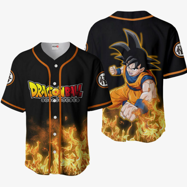 Goku Jersey Shirt Custom Dragon Ball Anime Merch Clothes 1