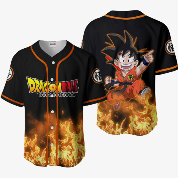 Goku Kid Jersey Shirt Custom Dragon Ball Anime Merch Clothes 1