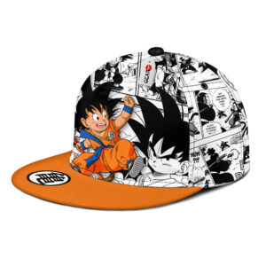 Goku Kid Snapback Hat Custom Dragon Ball Anime Hat Mix Manga 6