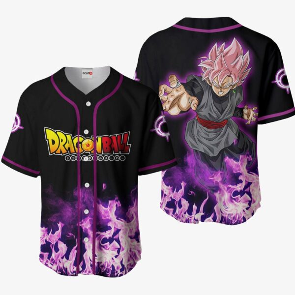 Goku Rose Jersey Shirt Custom Dragon Ball Anime Merch Clothes 1