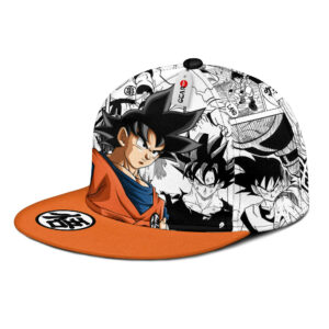 Goku Snapback Hat Custom Dragon Ball Anime Hat Mix Manga 6