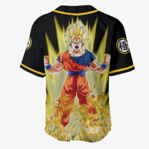 Goku Super Saiyan Jersey Shirt Custom Dragon Ball Anime Merch Clothes 5