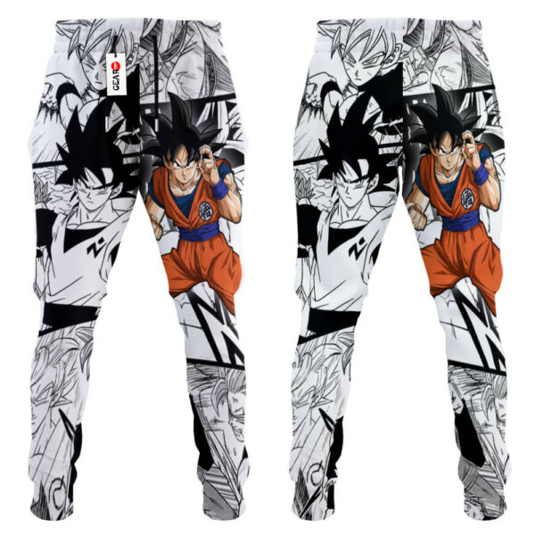 Goku Sweatpants Custom Dragon Ball Anime Joggers Merch Manga Style 3