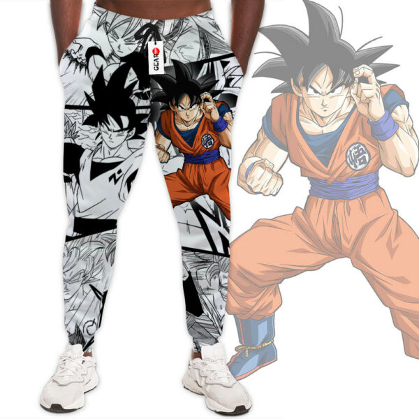 Goku Sweatpants Custom Dragon Ball Anime Joggers Merch Manga Style 1