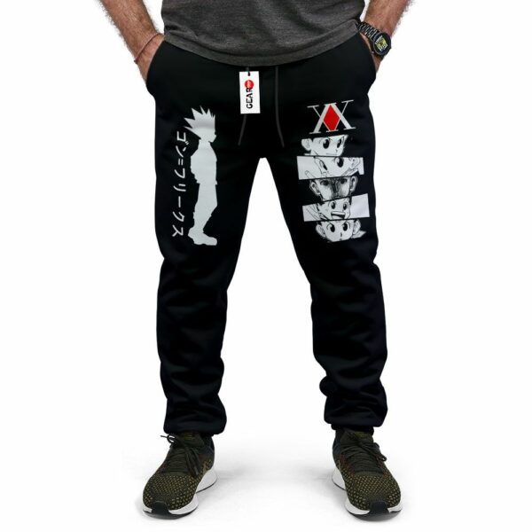 Gon Jogger Pants Fleece Custom HxH Anime Sweatpants 3