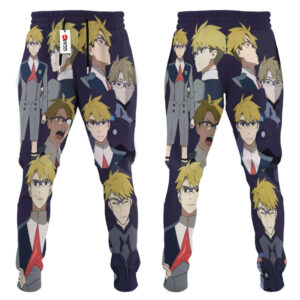 Gorou Joggers Custom Anime Darling In The Franxx Sweatpants For Otaku 7