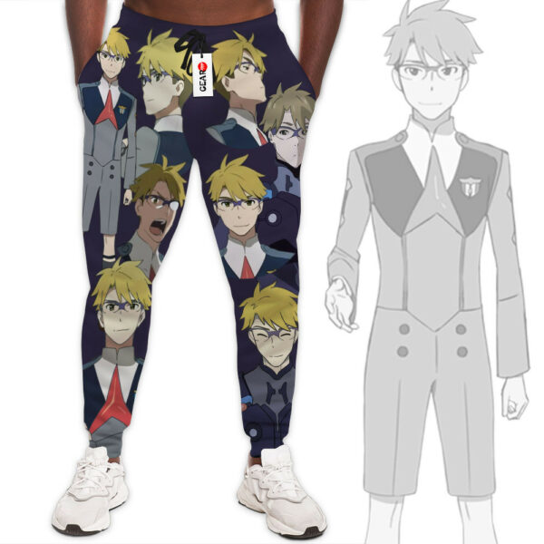 Gorou Joggers Custom Anime Darling In The Franxx Sweatpants For Otaku 1