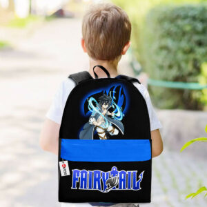 Gray Fullbuster Backpack Custom Fairy Tail Anime Bag for Otaku 5