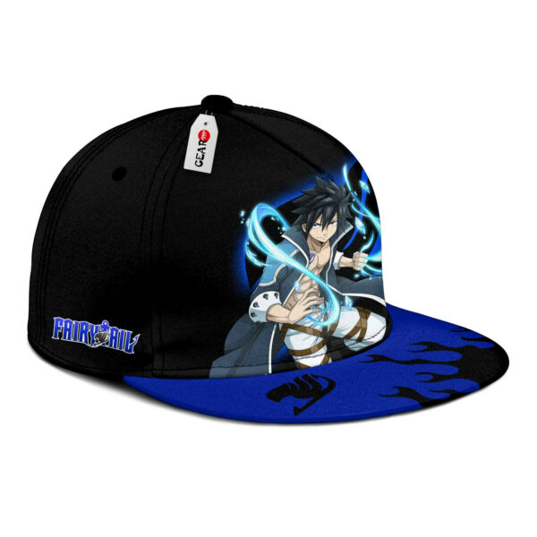 Gray Fullbuster Snapback Hat Custom Fairy Tail Anime Hat for Otaku 2