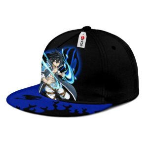 Gray Fullbuster Snapback Hat Custom Fairy Tail Anime Hat for Otaku 6