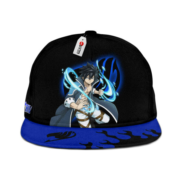 Gray Fullbuster Snapback Hat Custom Fairy Tail Anime Hat for Otaku 1