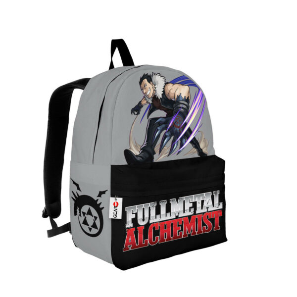 Greed Backpack Custom Anime Fullmetal Alchemist Bag for Otaku 2