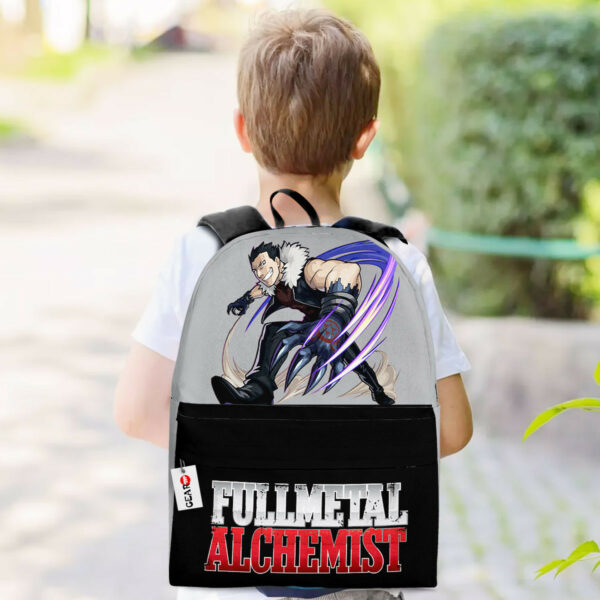 Greed Backpack Custom Anime Fullmetal Alchemist Bag for Otaku 3