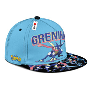 Greninja Snapback Hat Custom Pokemon Anime Hat Gifts for Otaku 6