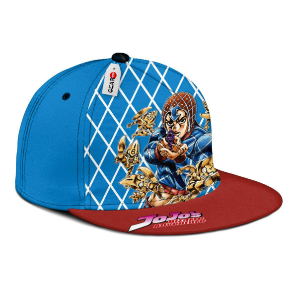 Guido Mista Snapback Hat Custom JJBA Anime Hat for Otaku 2