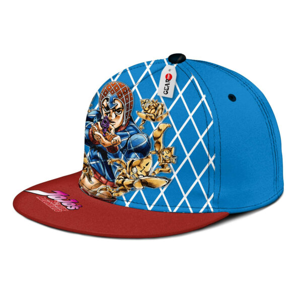 Guido Mista Snapback Hat Custom JJBA Anime Hat for Otaku 3